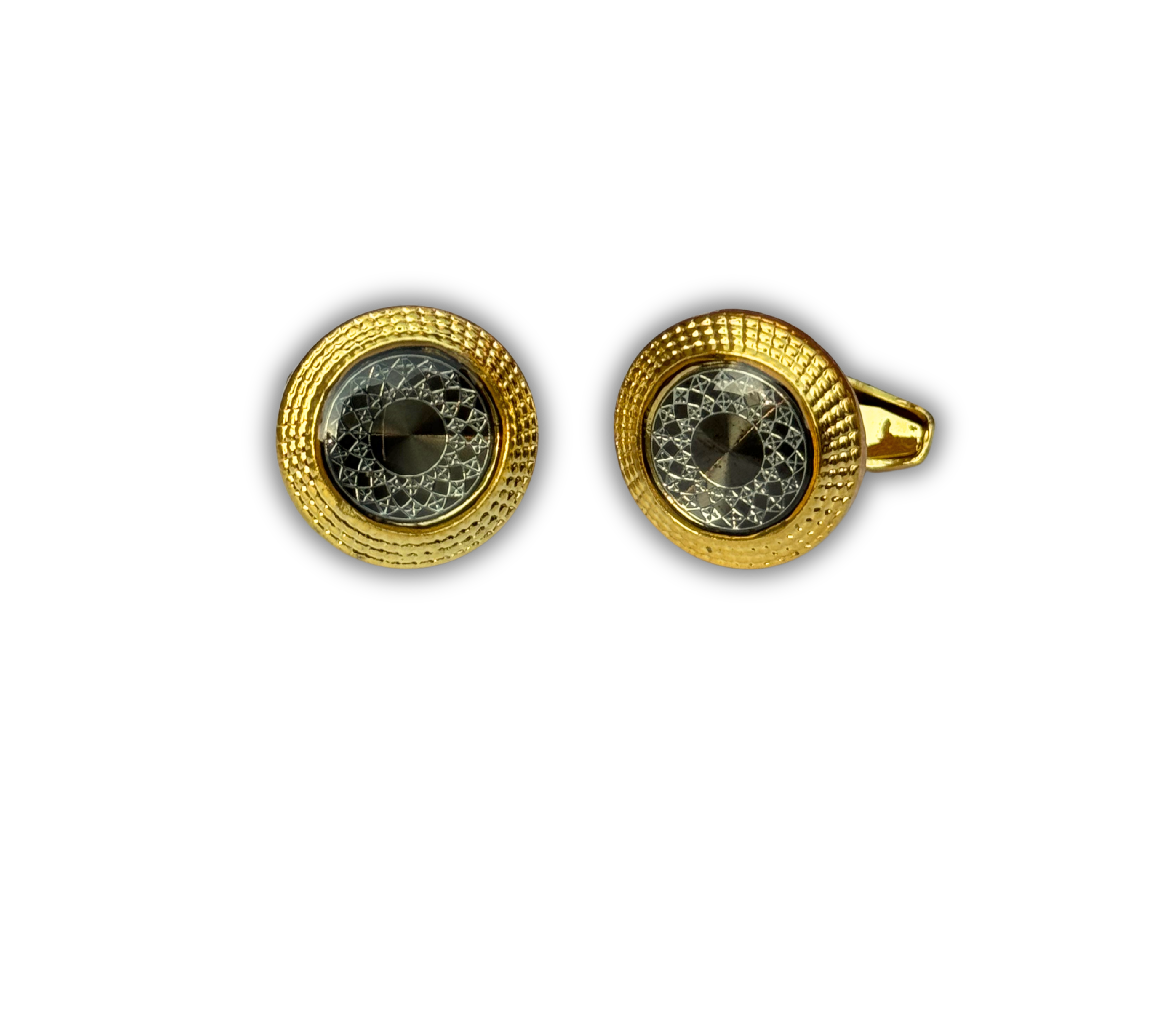 Round Black Contrasted with Gold colour for Men