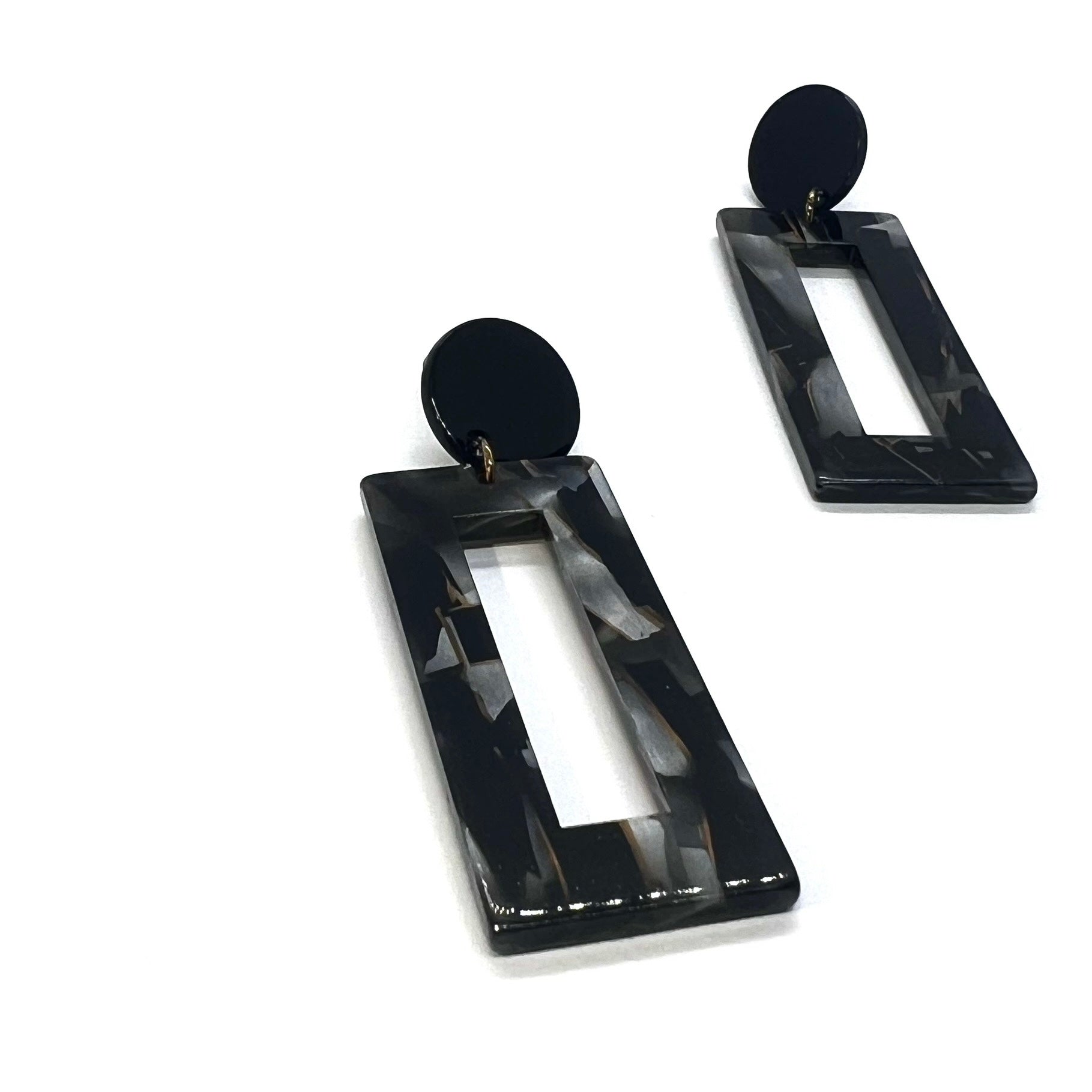 Acrylic Acetate Tortoise Earrings
