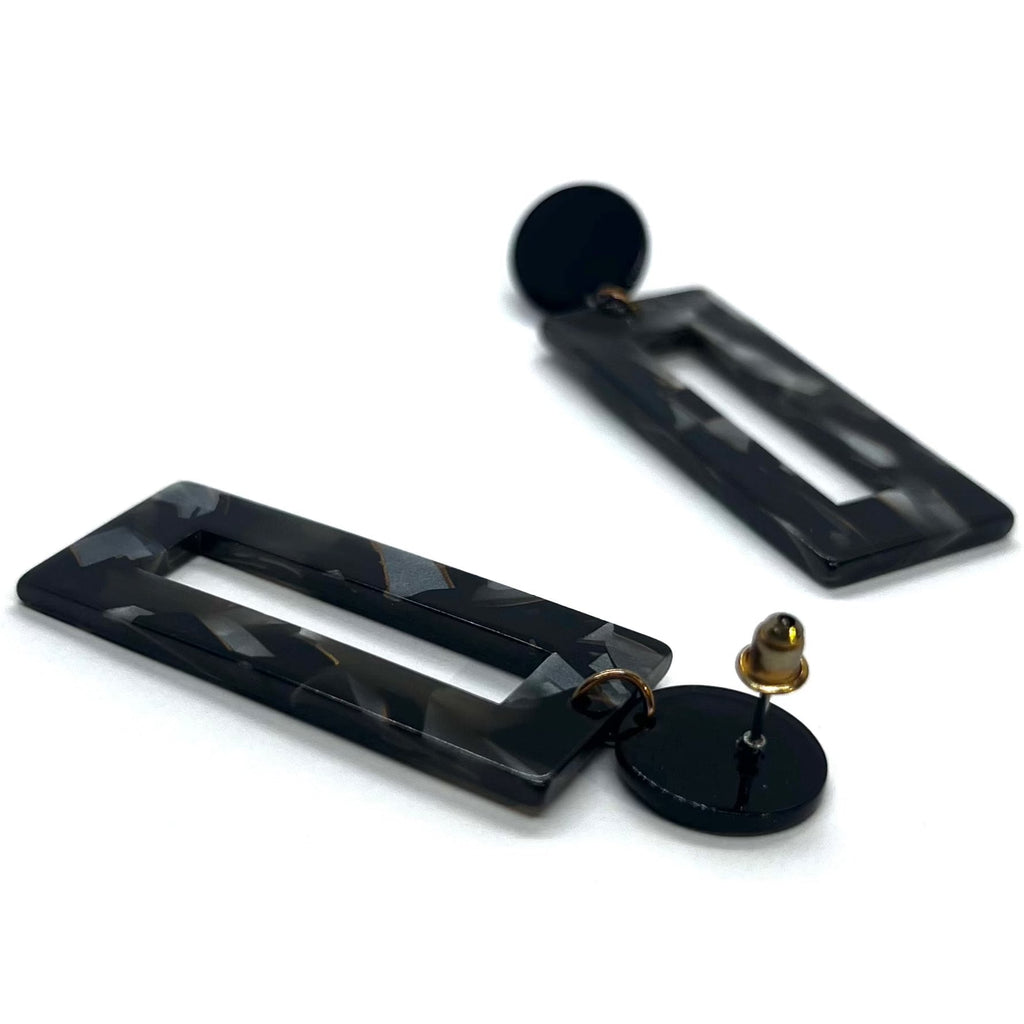 Acrylic Acetate Tortoise Earrings