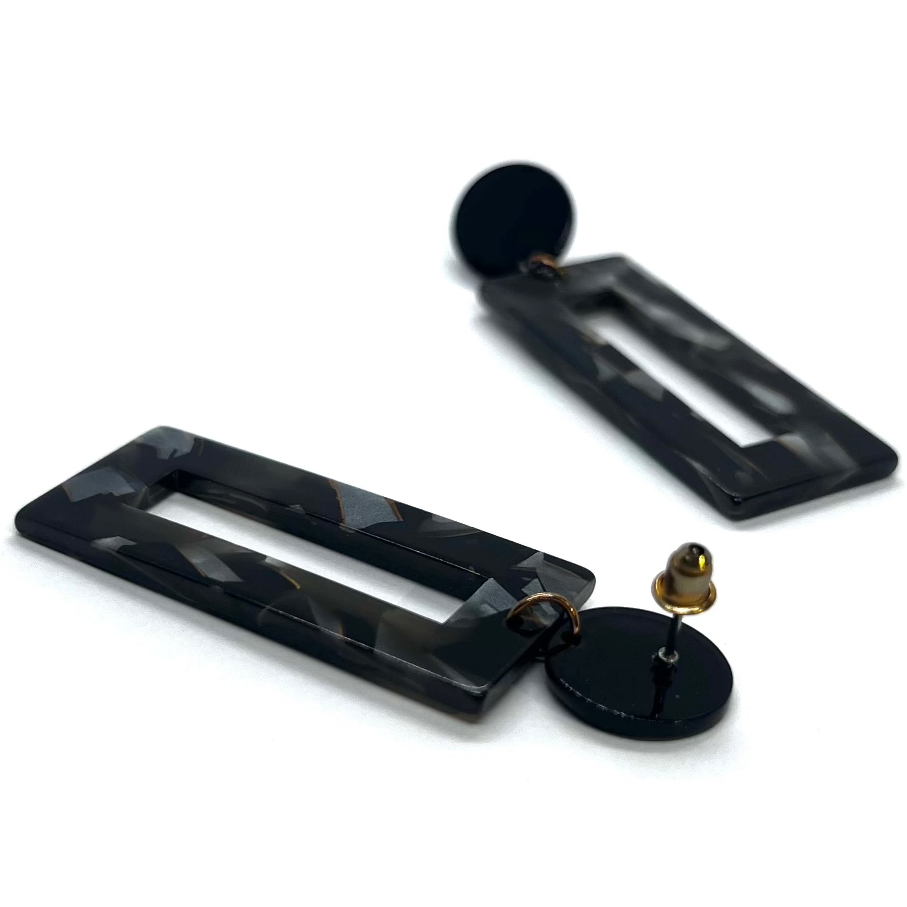 Acrylic Acetate Tortoise Earrings