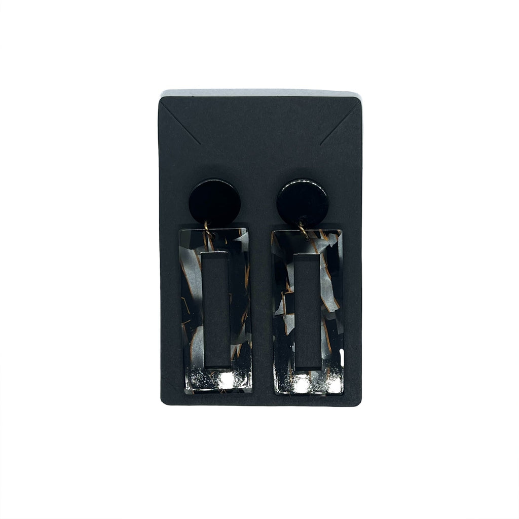 Acrylic Acetate Tortoise Earrings