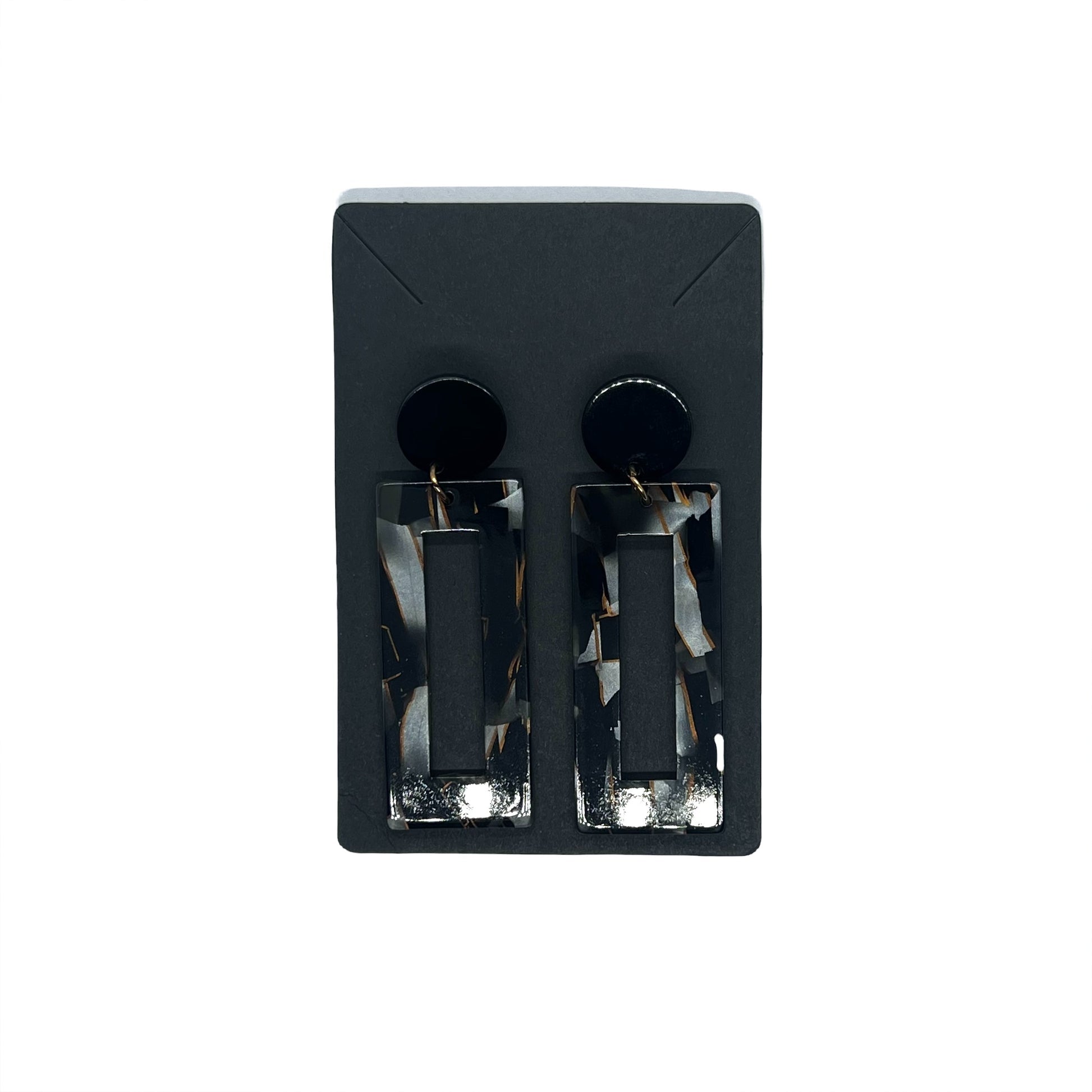 Acrylic Acetate Tortoise Earrings