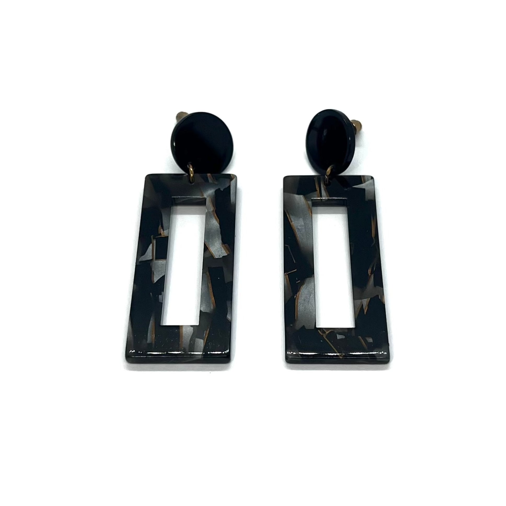 Acrylic Acetate Tortoise Earrings